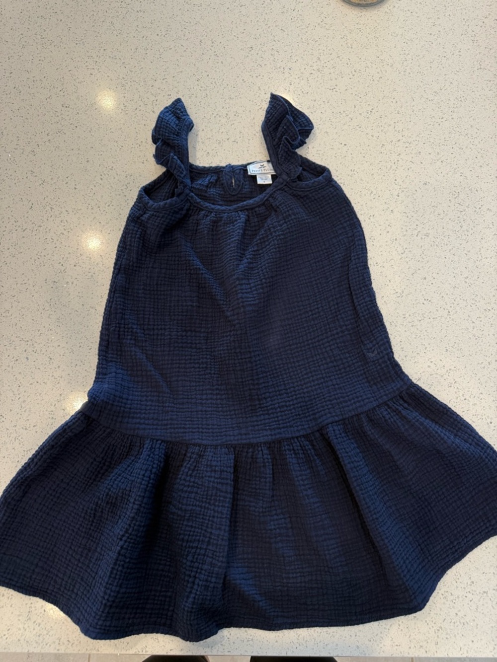 Petit plume gauze long dress